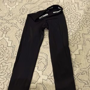 Ivy Park low rise in black and white logo